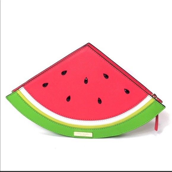 Rare!! Kate Spade Watermelon Clutch - Picture 12 of 15